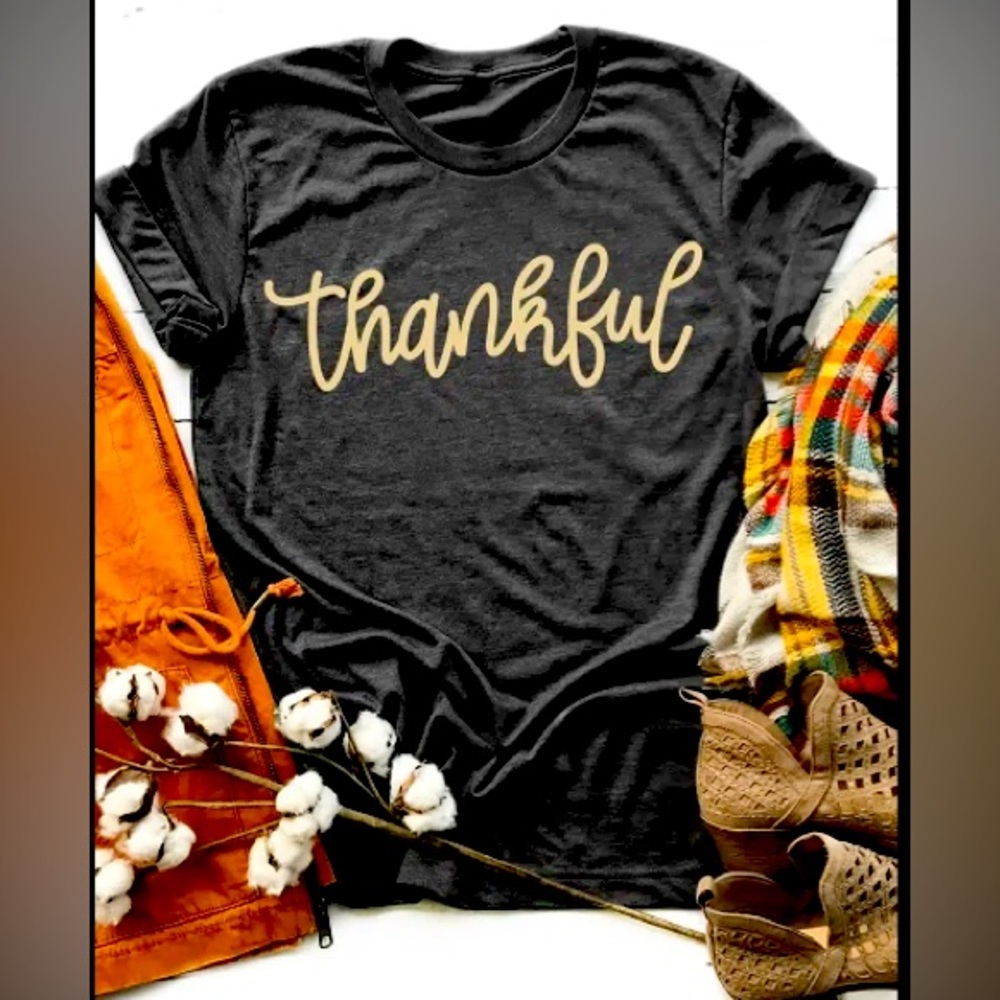 Thankful Crew Neck T-Shirt